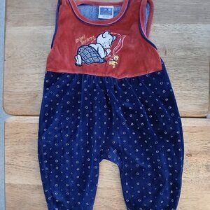 TOPOLINO multi color footed bodysuit  sz 62/68 EU/3-6 mos. baby boy